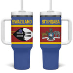 Afro Swaziland Tumbler With Handle Siyinqaba Eswatini Flag Style - African Pride