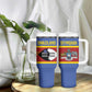 Afro Swaziland Tumbler With Handle Siyinqaba Eswatini Flag Style - African Pride