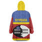 Afro Swaziland Wearable Blanket Hoodie Siyinqaba Eswatini Flag Style - African Pride