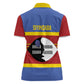 Afro Swaziland Women Polo Shirt Siyinqaba Eswatini Flag Style - African Pride