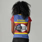 Afro Swaziland Women V-Neck T-Shirt Siyinqaba Eswatini Flag Style - African Pride