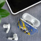Eswatini Football Custom AirPods Case Sihlangu Semnikati Blue