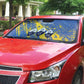 Eswatini Football Custom Auto Sun Shade Sihlangu Semnikati Blue