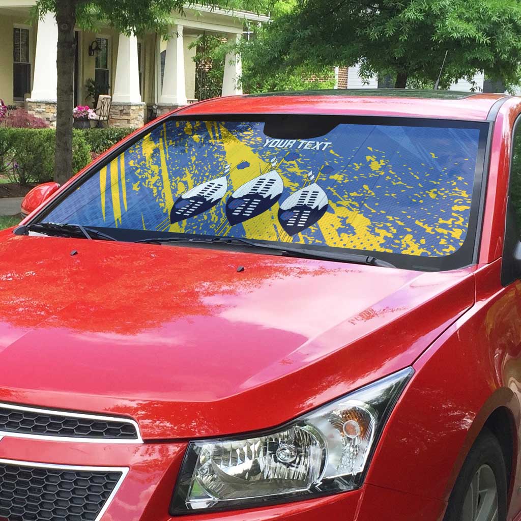 Eswatini Football Custom Auto Sun Shade Sihlangu Semnikati Blue