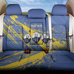 Eswatini Football Custom Back Car Seat Cover Sihlangu Semnikati Blue - African Pride