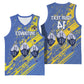 Eswatini Football Custom Basketball Jersey Sihlangu Semnikati Blue - African Pride