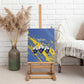 Eswatini Football Custom Canvas Wall Art Sihlangu Semnikati Blue - African Pride