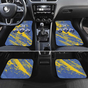 Eswatini Football Custom Car Mats Sihlangu Semnikati Blue - African Pride
