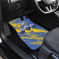 Eswatini Football Custom Car Mats Sihlangu Semnikati Blue - African Pride