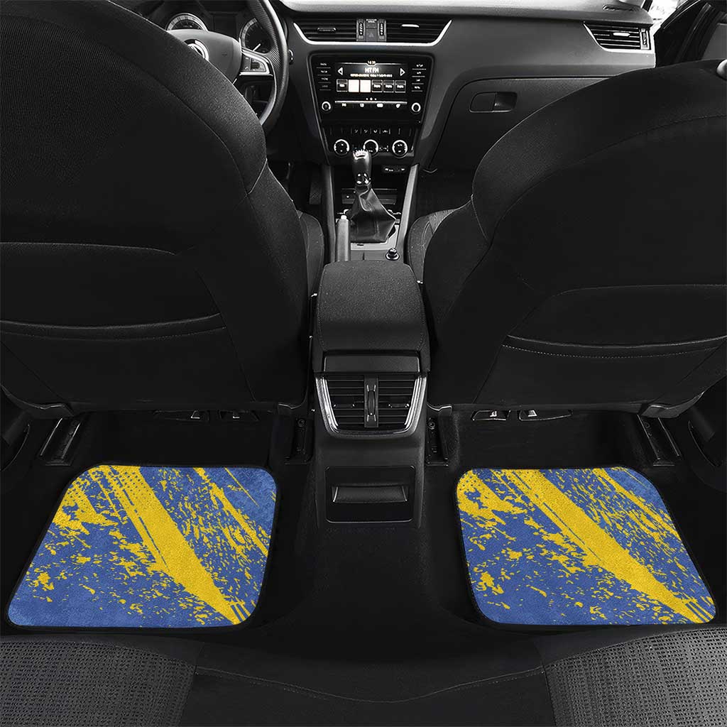 Eswatini Football Custom Car Mats Sihlangu Semnikati Blue - African Pride