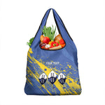 Eswatini Football Custom Grocery Bag Sihlangu Semnikati Blue - African Pride