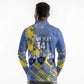 Eswatini Football Custom Long Sleeve Polo Shirt Sihlangu Semnikati Blue - African Pride