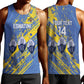 Eswatini Football Custom Men Tank Top Sihlangu Semnikati Blue - African Pride