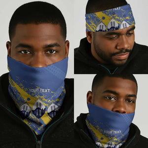 Eswatini Football Custom Neck Gaiter Sihlangu Semnikati Blue - African Pride