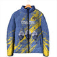 Eswatini Football Custom Padded Jacket Sihlangu Semnikati Blue