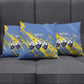 Eswatini Football Custom Pillow Cover Sihlangu Semnikati Blue