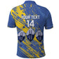 Eswatini Football Custom Polo Shirt Sihlangu Semnikati Blue - African Pride