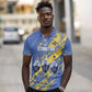 Eswatini Football Custom Polo Shirt Sihlangu Semnikati Blue - African Pride