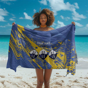 Eswatini Football Custom Sarong Sihlangu Semnikati Blue - African Pride