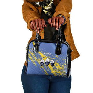 Eswatini Football Custom Shoulder Handbag Sihlangu Semnikati Blue - African Pride