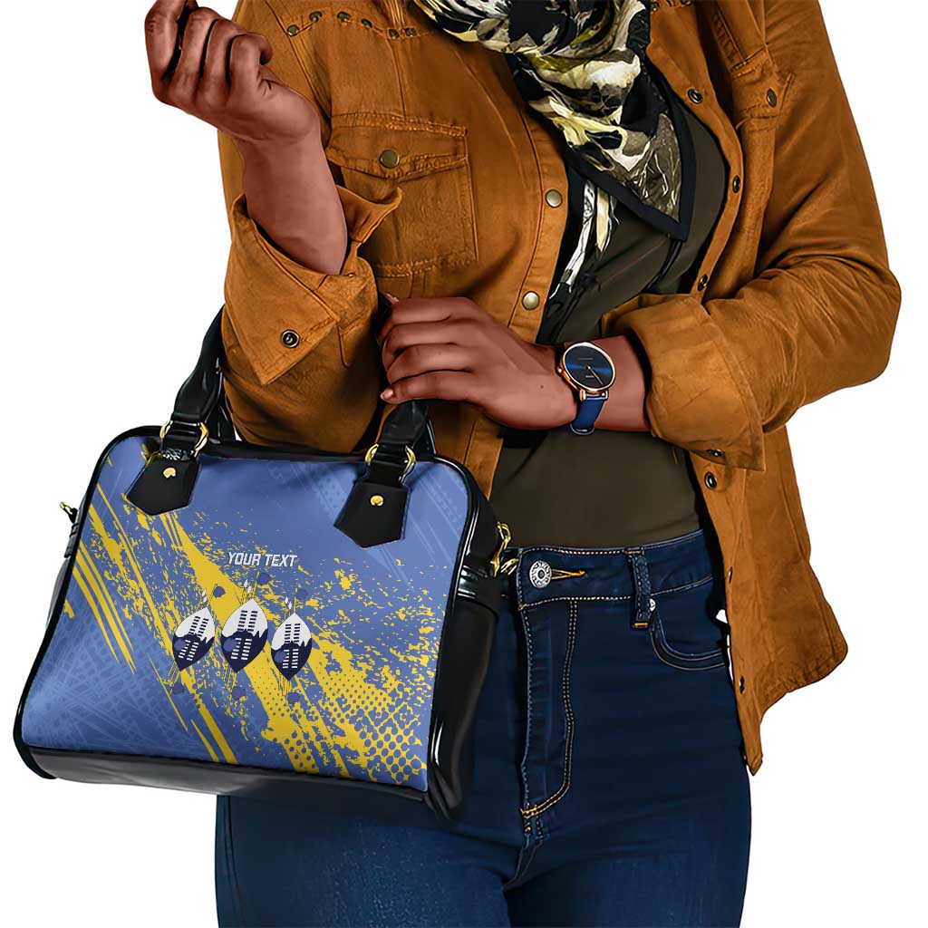 Eswatini Football Custom Shoulder Handbag Sihlangu Semnikati Blue - African Pride