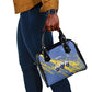 Eswatini Football Custom Shoulder Handbag Sihlangu Semnikati Blue - African Pride