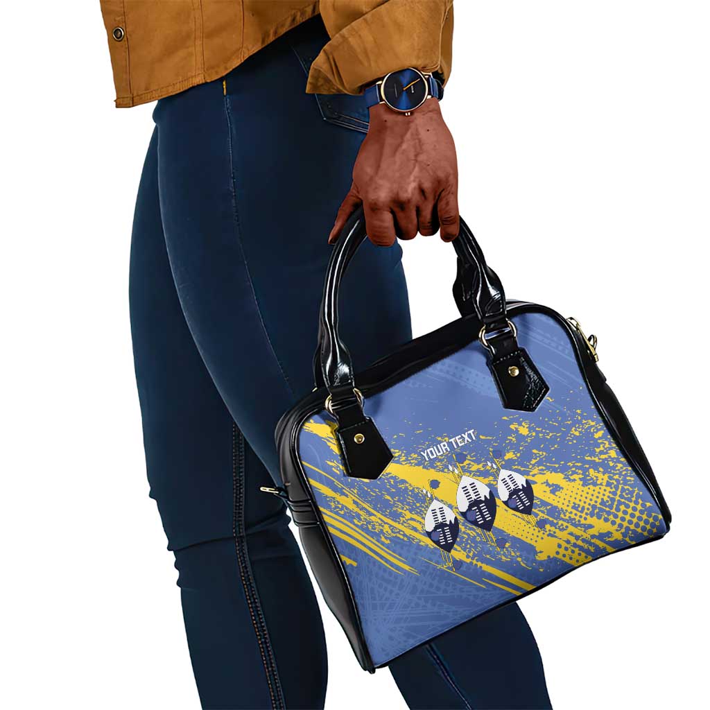 Eswatini Football Custom Shoulder Handbag Sihlangu Semnikati Blue - African Pride