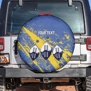 Eswatini Football Custom Spare Tire Cover Sihlangu Semnikati Blue - African Pride