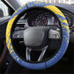 Eswatini Football Steering Wheel Cover Sihlangu Semnikati Blue - African Pride