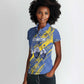 Eswatini Football Custom Women Polo Shirt Sihlangu Semnikati Blue - African Pride