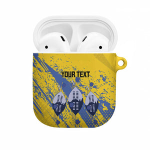 Eswatini Football Custom AirPods Case Sihlangu Semnikati Yellow