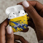 Eswatini Football Custom AirPods Case Sihlangu Semnikati Yellow