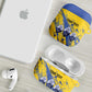 Eswatini Football Custom AirPods Case Sihlangu Semnikati Yellow