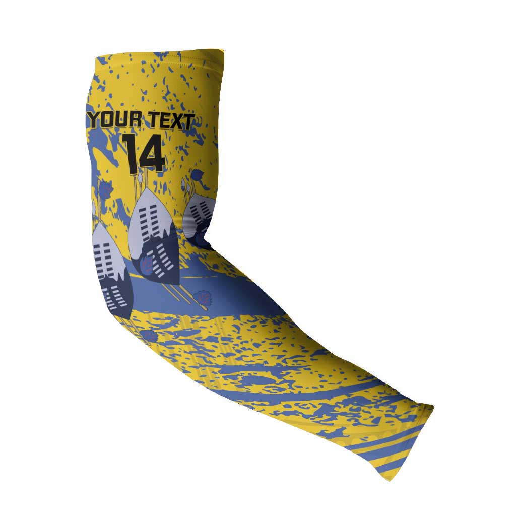 Eswatini Football Custom Arm Sleeves Sihlangu Semnikati Yellow