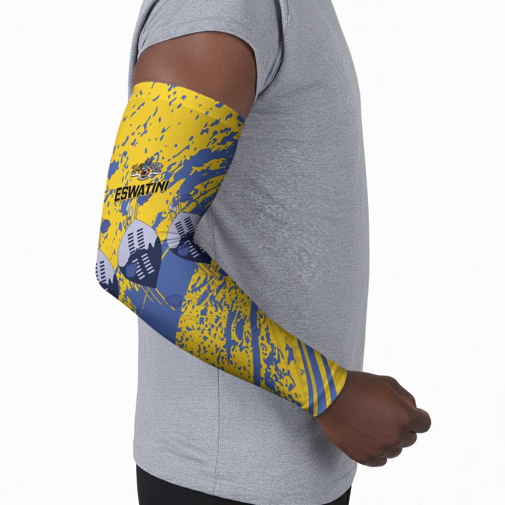 Eswatini Football Custom Arm Sleeves Sihlangu Semnikati Yellow