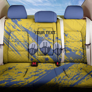 Eswatini Football Custom Back Car Seat Cover Sihlangu Semnikati Yellow - African Pride