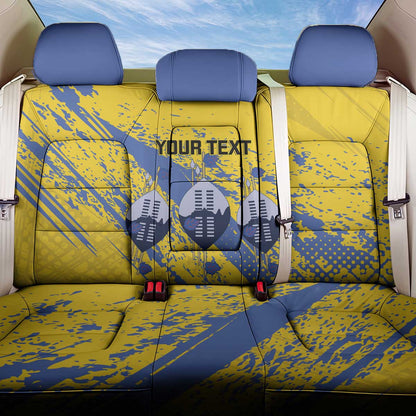 Eswatini Football Custom Back Car Seat Cover Sihlangu Semnikati Yellow - African Pride