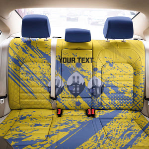 Eswatini Football Custom Back Car Seat Cover Sihlangu Semnikati Yellow - African Pride
