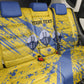 Eswatini Football Custom Back Car Seat Cover Sihlangu Semnikati Yellow - African Pride