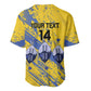 Eswatini Football Custom Baseball Jersey Sihlangu Semnikati Yellow - African Pride