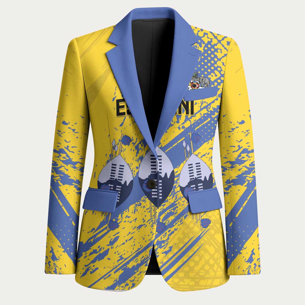 Eswatini Football Custom Blazer Sihlangu Semnikati Yellow