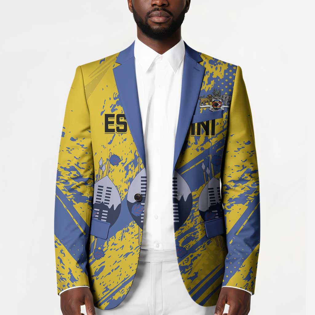 Eswatini Football Custom Blazer Sihlangu Semnikati Yellow