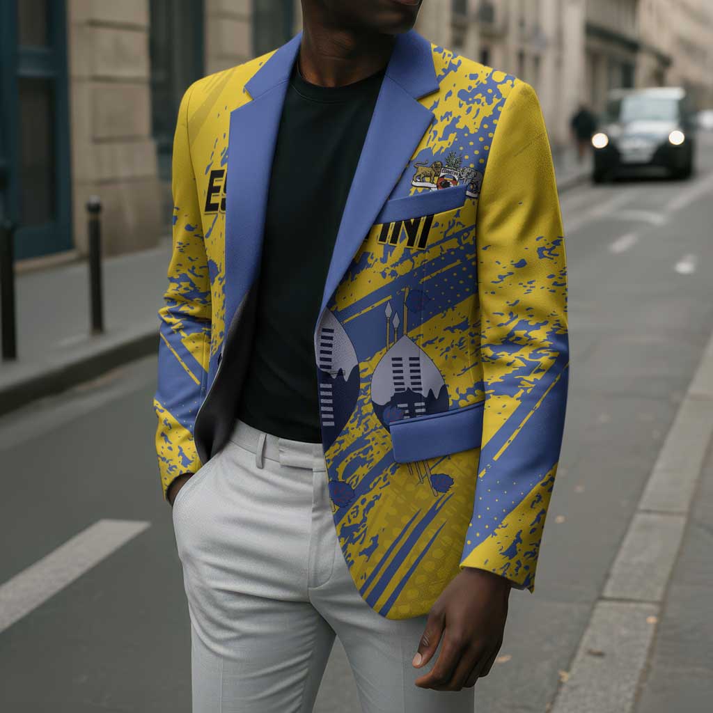 Eswatini Football Custom Blazer Sihlangu Semnikati Yellow