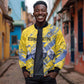 Eswatini Football Custom Bomber Jacket Sihlangu Semnikati Yellow - African Pride
