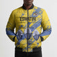 Eswatini Football Custom Bomber Puffer Jacket Sihlangu Semnikati Yellow