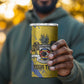 Eswatini Football Custom 4 in 1 Can Cooler Tumbler Sihlangu Semnikati Yellow - African Pride