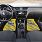 Eswatini Football Custom Car Mats Sihlangu Semnikati Yellow - African Pride