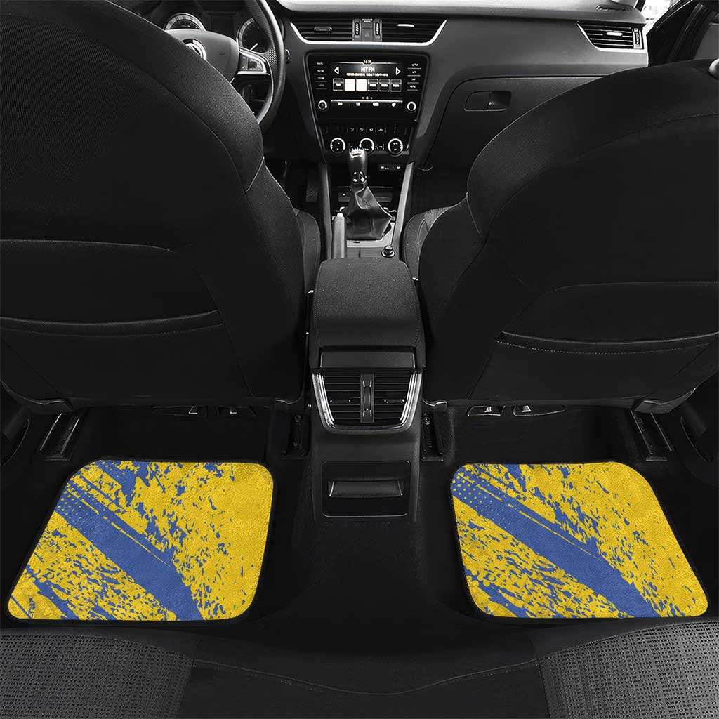 Eswatini Football Custom Car Mats Sihlangu Semnikati Yellow - African Pride
