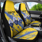 Eswatini Football Custom Car Seat Cover Sihlangu Semnikati Yellow - African Pride