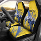Eswatini Football Custom Car Seat Cover Sihlangu Semnikati Yellow - African Pride